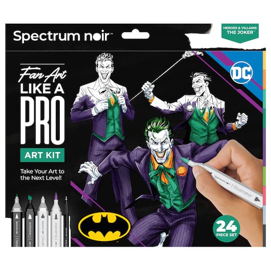 Spectrum Noir&#x2122; Pro Fan-Art Joker Kit